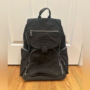 Kipling Alcatraz Black Nylon Rolling Laptop Wheeled Backpack